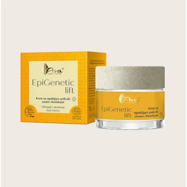 AVA Epigenetic Lift krem na opadające policzki zwane chomikami na dzień 50ml