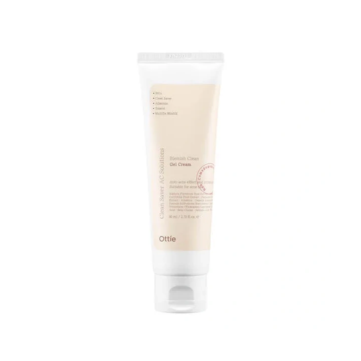 OTTIE Blemish Clean żelowy krem do cery trądzikowej z niacynamidem 80ml 