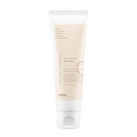 OTTIE Blemish Clean żelowy krem do cery trądzikowej z niacynamidem 80ml 