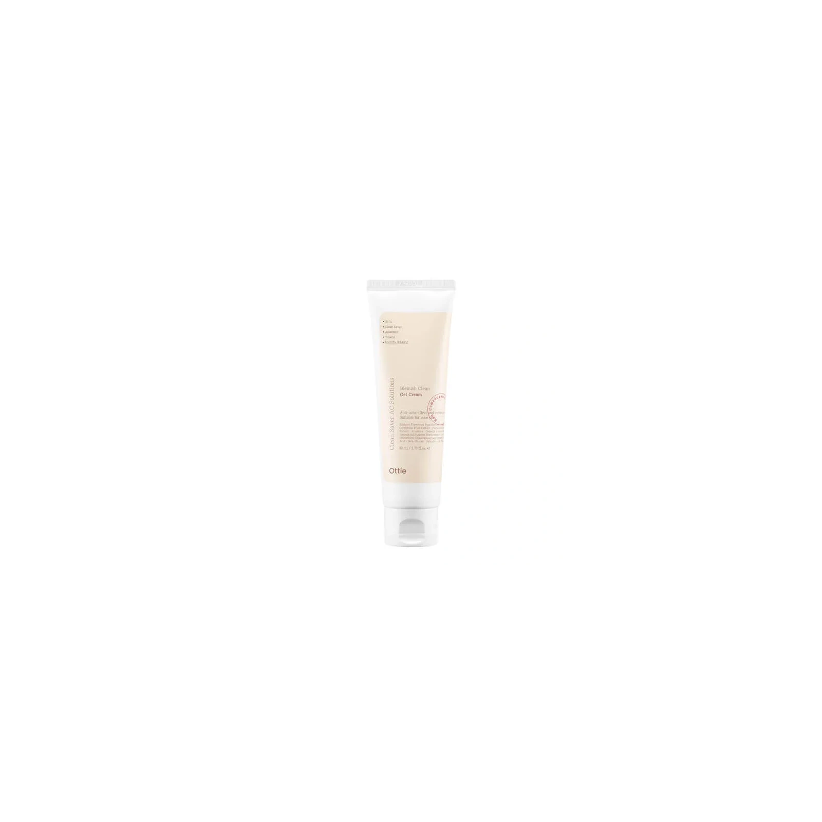 OTTIE Blemish Clean żelowy krem do cery trądzikowej z niacynamidem 80ml 
