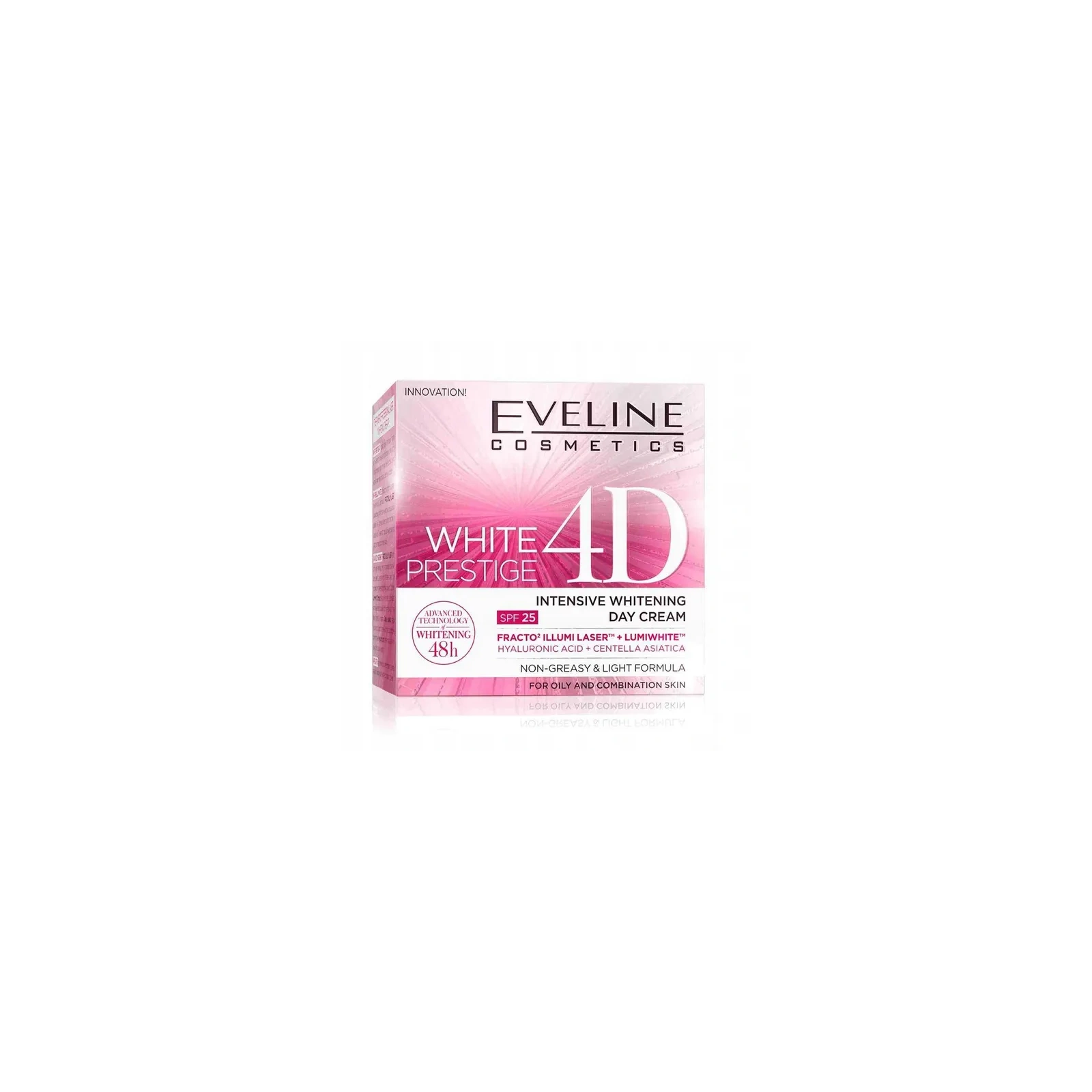 EVELINE White Prestige 4D krem na dzień intensywnie wybielający SPF25 50ml