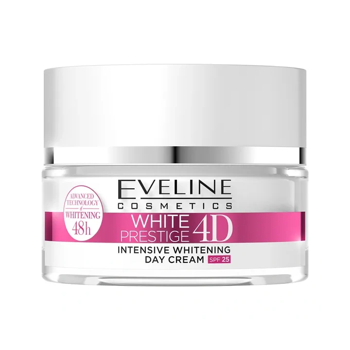 EVELINE White Prestige 4D krem na dzień intensywnie wybielający SPF25 50ml