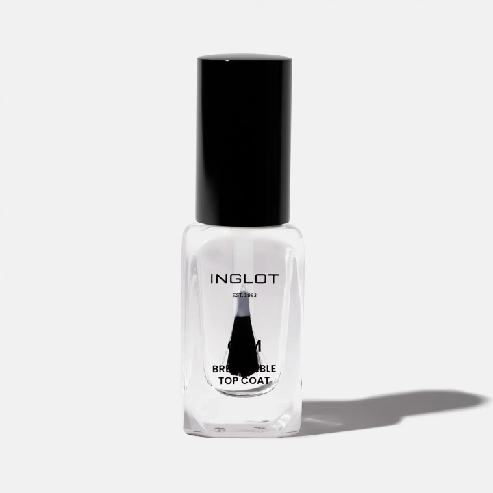 INGLOT O2M oddychający lakier do paznokci utrwalający Top Coat 11ml 