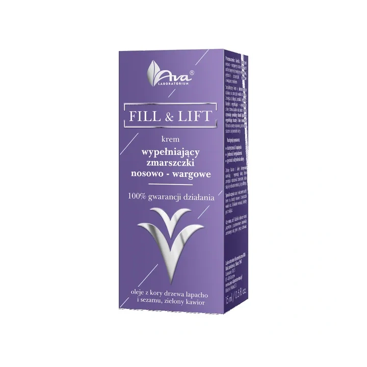 AVA Fill & Lift krem wypełniający zmarszczki nosowo-wargowe 15ml
