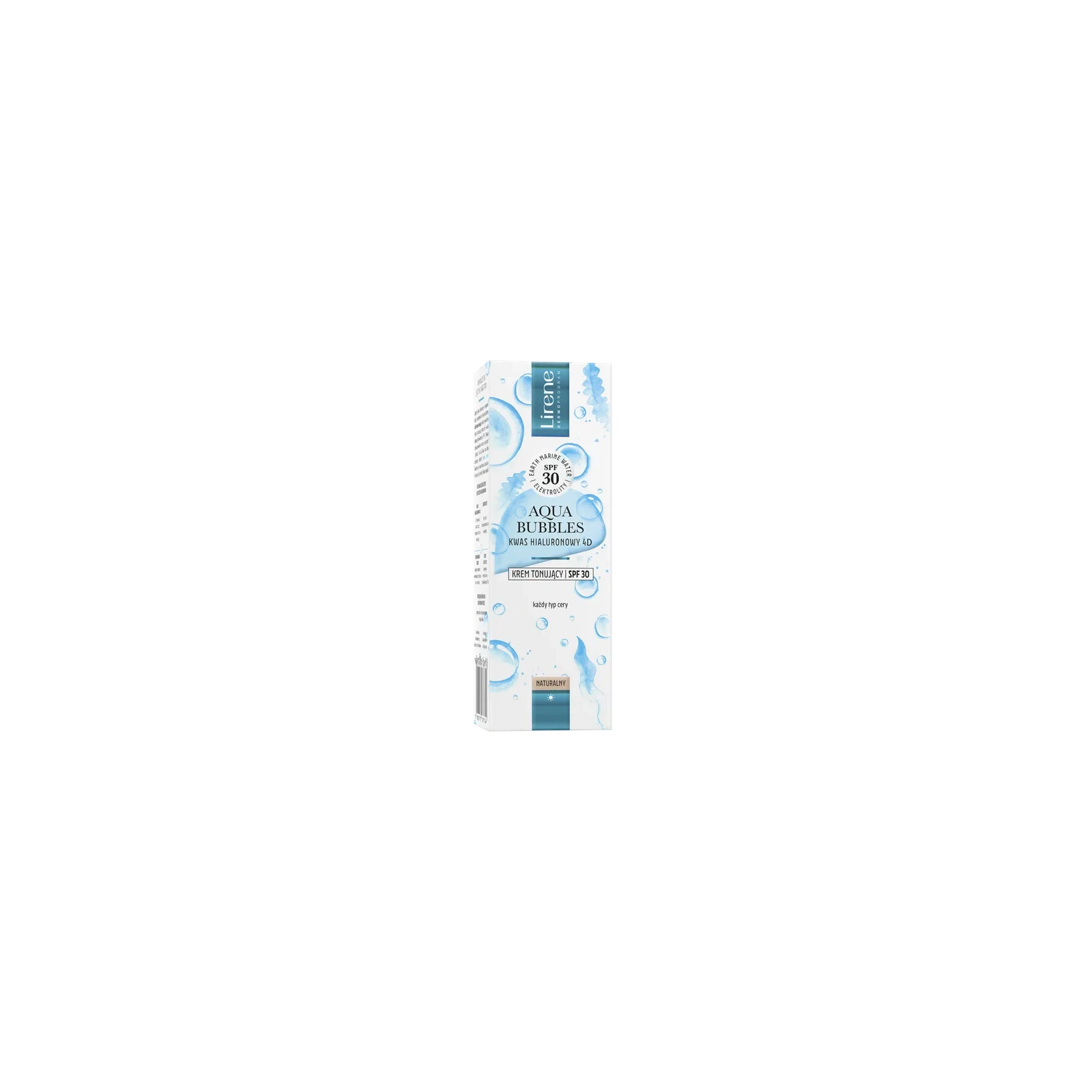 LIRENE Aqua Bubbles krem tonujący Hialuronic Acid Natural SPF30 30ml