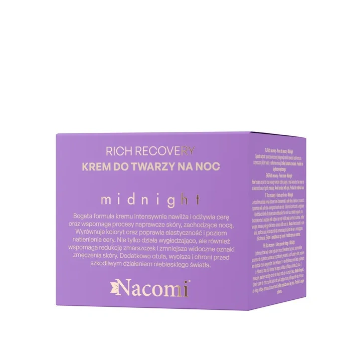 NACOMI Rich Recovery Midnight krem na noc bogaty regenerujący 40ml 