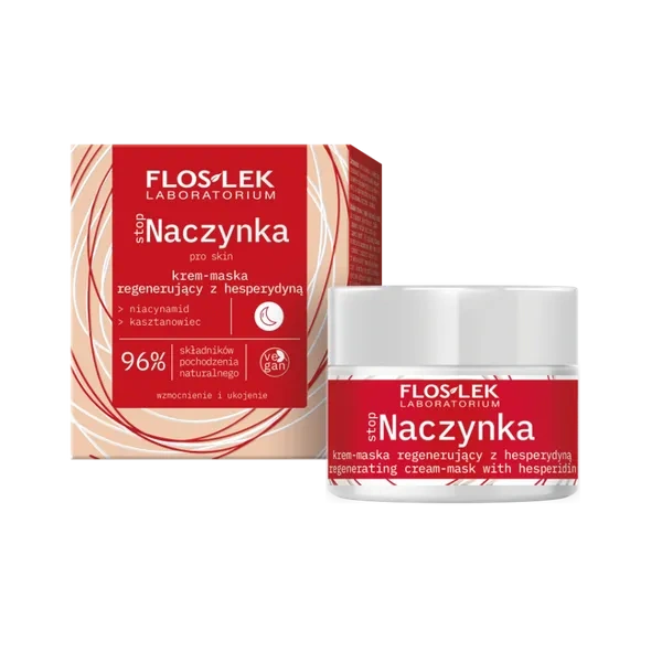 FLOS-LEK Stop Naczynka krem-maska na noc regenerujący z hesperydyną 50ml 