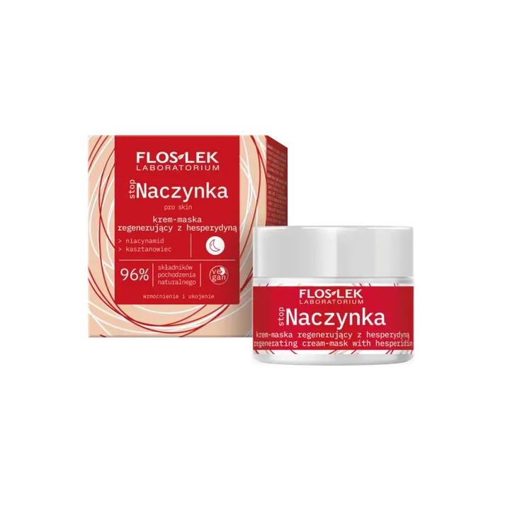 FLOS-LEK Stop Naczynka krem-maska na noc regenerujący z hesperydyną 50ml 