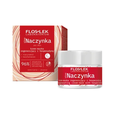 FLOS-LEK Stop Naczynka krem-maska na noc regenerujący z hesperydyną 50ml 