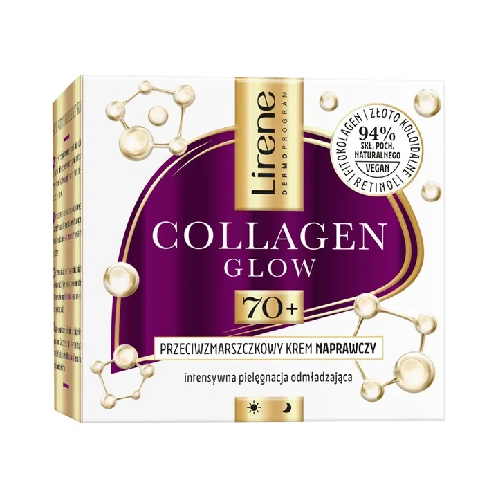LIRENE Collagen Glow krem 70+ 50ml 