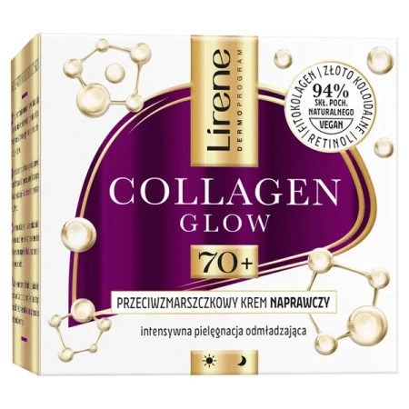 LIRENE Collagen Glow krem 70+ 50ml 