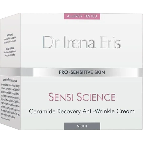 Dr Irena Eris DR IRENA ERIS Sensi Science krem na noc Ceramidowy 50ml — Składniki i ocena