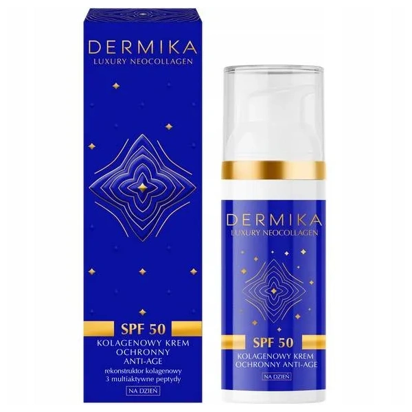 DERMIKA Luxury Neocollagen krem ochronny SPF50 50ml