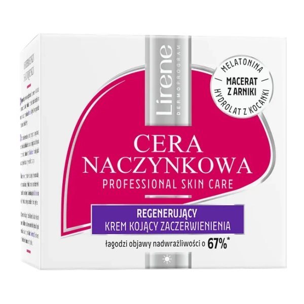 LIRENE Cera Naczynkowa regenerujący krem na noc 50ml 