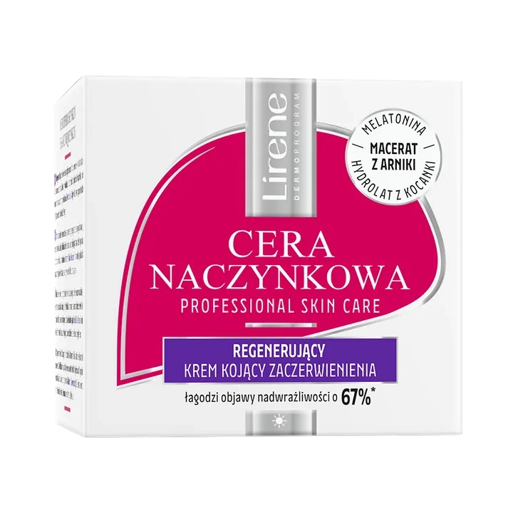 LIRENE Cera Naczynkowa regenerujący krem na noc 50ml 