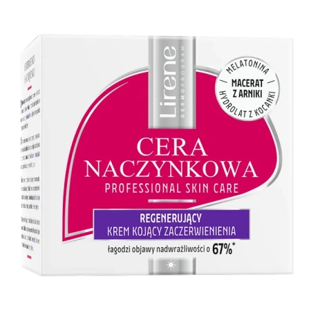 LIRENE Cera Naczynkowa regenerujący krem na noc 50ml 
