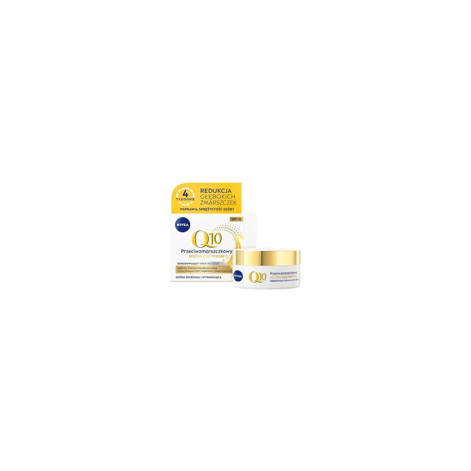 NIVEA Visage Q10+ krem p.zmarszczkowy SPF15 50ml