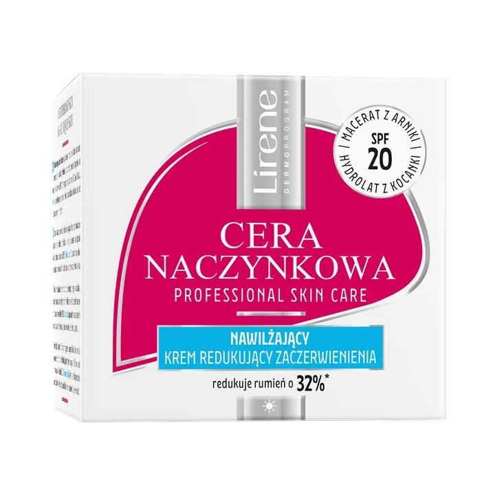 LIRENE Cera Naczynkowa krem redukujący zaczerwienienia na dzień SPF20 50ml