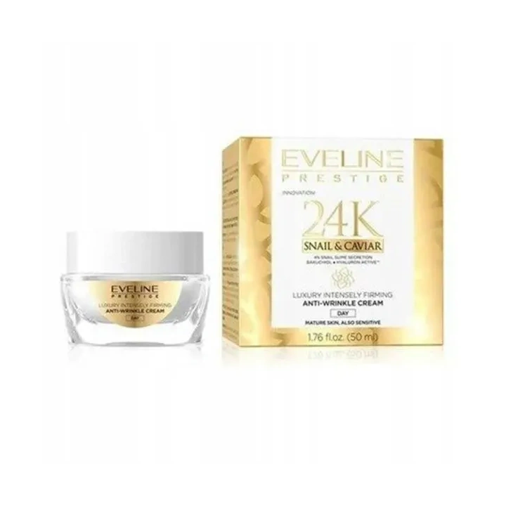 EVELINE 24k Snail&Caviar krem przeciwzmarszczkowy 50ml
