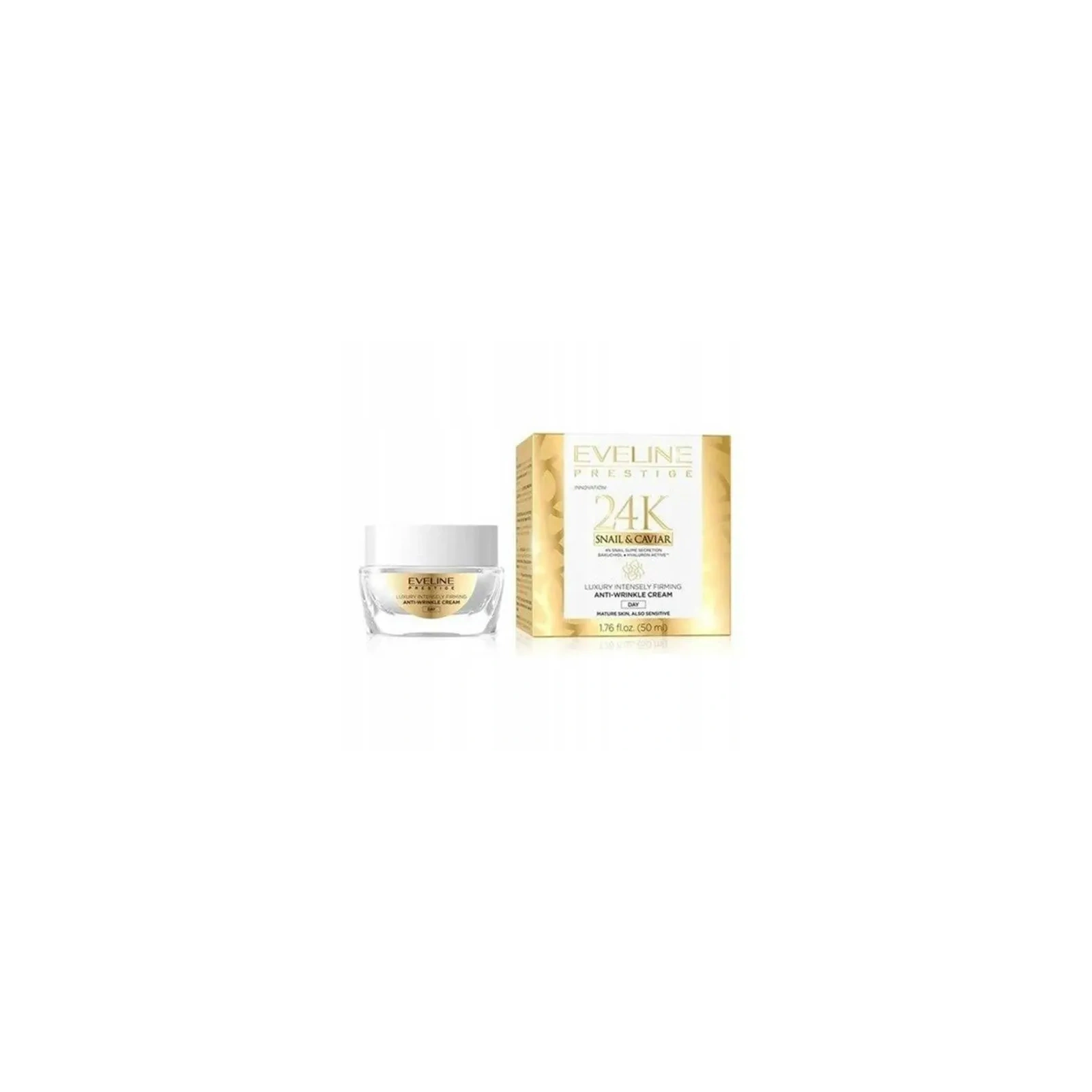EVELINE 24k Snail&Caviar krem przeciwzmarszczkowy 50ml