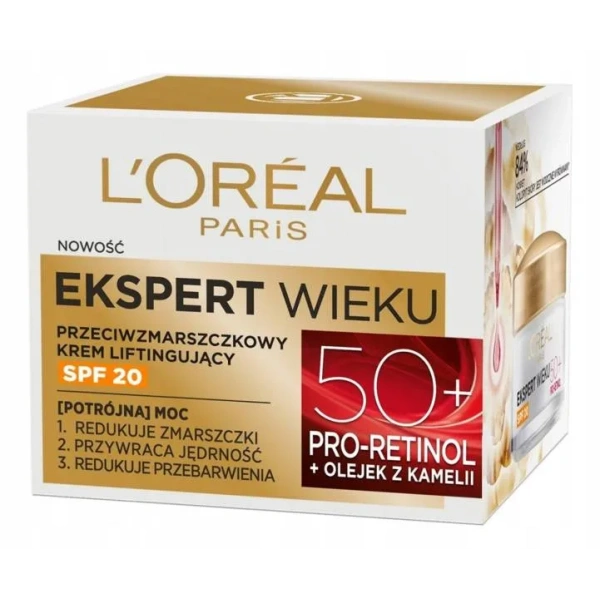 L'OREAL Ekspert Wieku 50+ krem z retinolem SPF20 50ml