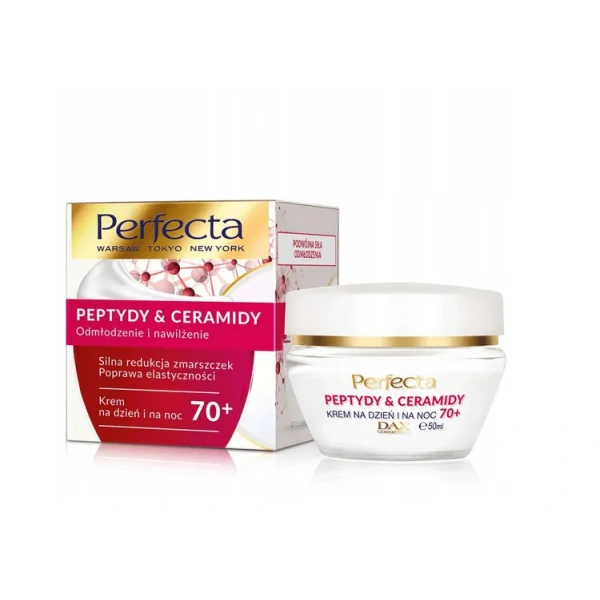 DAX Perfecta Peptydy & Ceramidy krem 70+ dzień noc 50ml