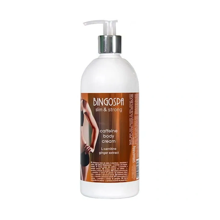 BingoSpa kofeinowy krem do ciała z Imbirem 500ml