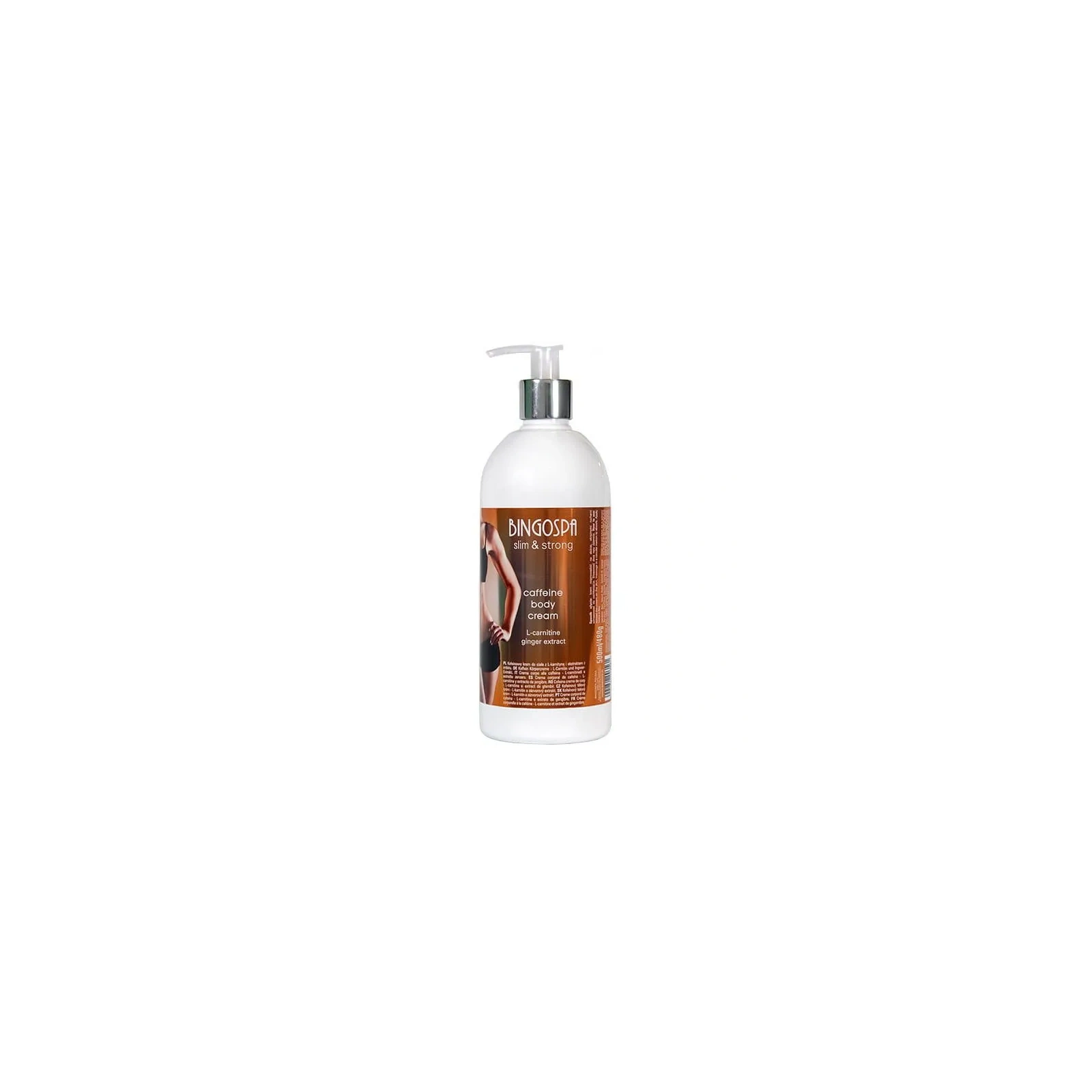 BingoSpa kofeinowy krem do ciała z Imbirem 500ml