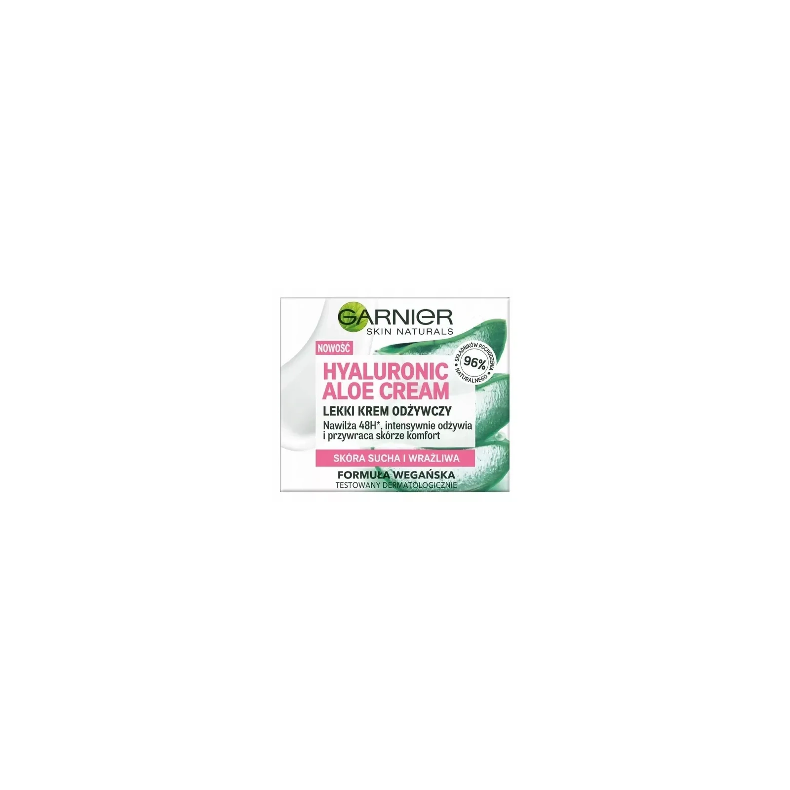 GARNIER Hyaluronic Aloe Cream lekki krem odżywczy 50ml