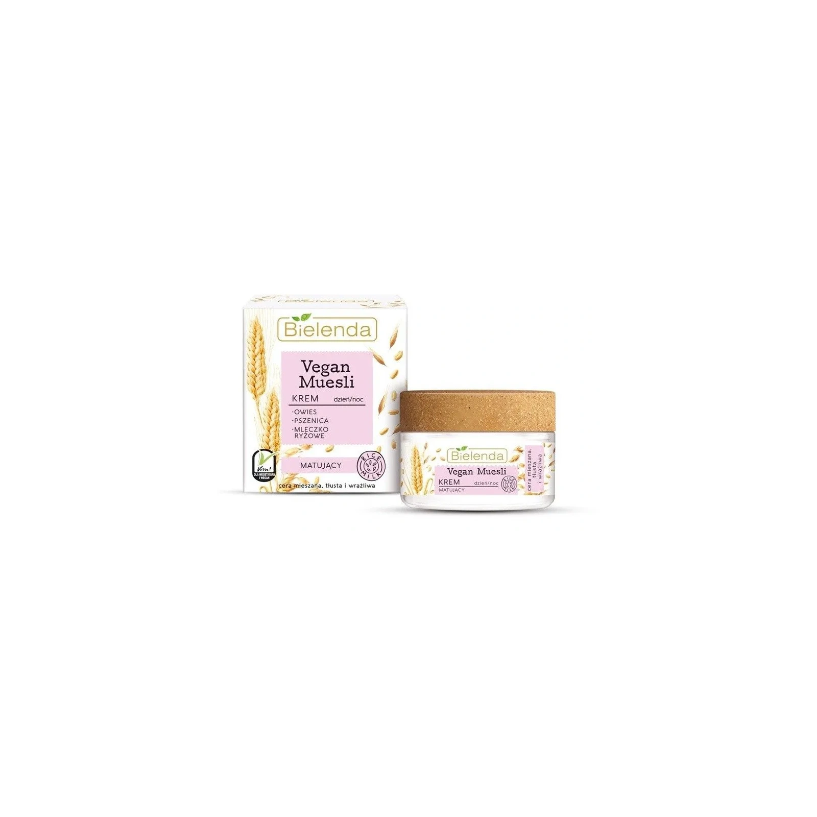 BIELENDA Vegan Muesli krem Matujący dzień i noc 50ml