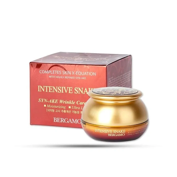 BERGAMO Intensive Snake krem przeciwzmarszczkowy  z peptydami Jadu Węża 50ml