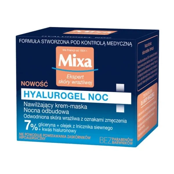 MIXA Hyalurogel krem-maska na noc 50ml