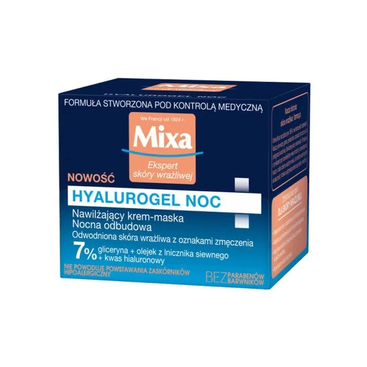 MIXA Hyalurogel krem-maska na noc 50ml