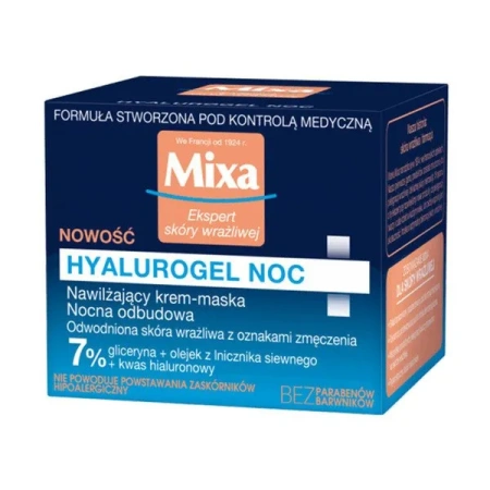 MIXA Hyalurogel krem-maska na noc 50ml