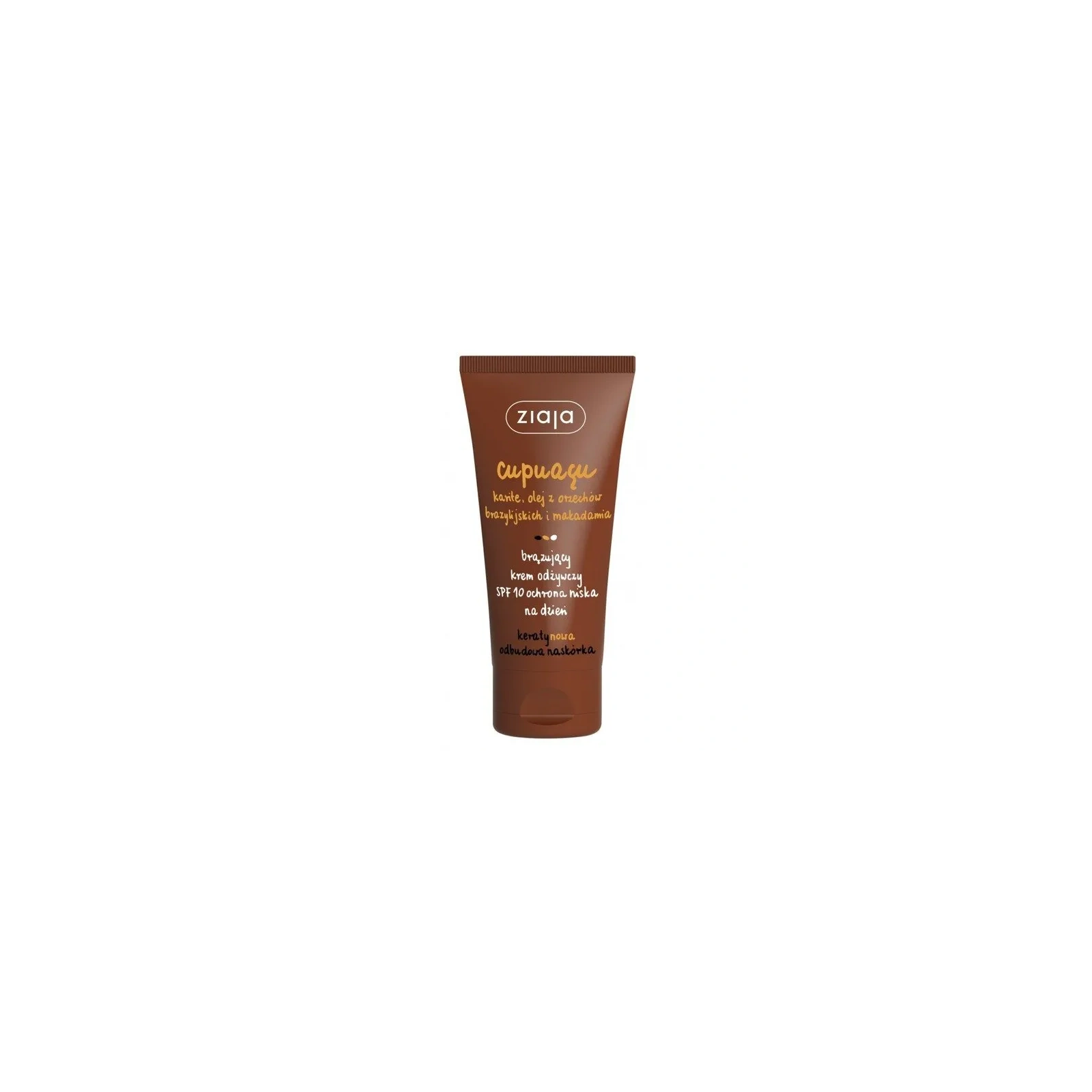 ZIAJA Cupuacu brązujący krem odżywczy na dzień SPF10 50ml