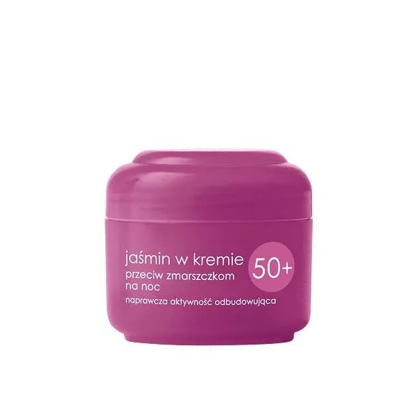 ZIAJA Jaśmin w kremie 50+ przeciw zmarszczkom na noc 50ml