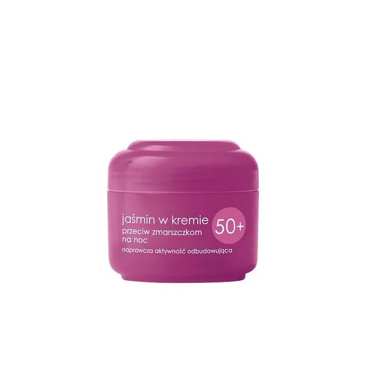 ZIAJA Jaśmin w kremie 50+ przeciw zmarszczkom na noc 50ml