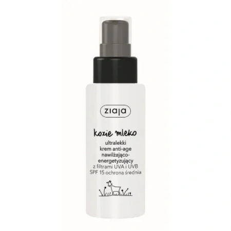 ZIAJA Kozie Mleko ultralekki krem anti-age SPF15 50ml