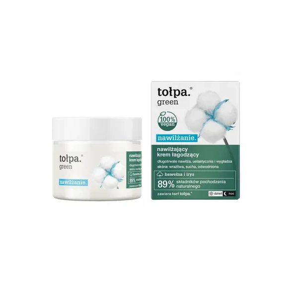 TOŁPA Green nawilżający krem łagodzący 50ml