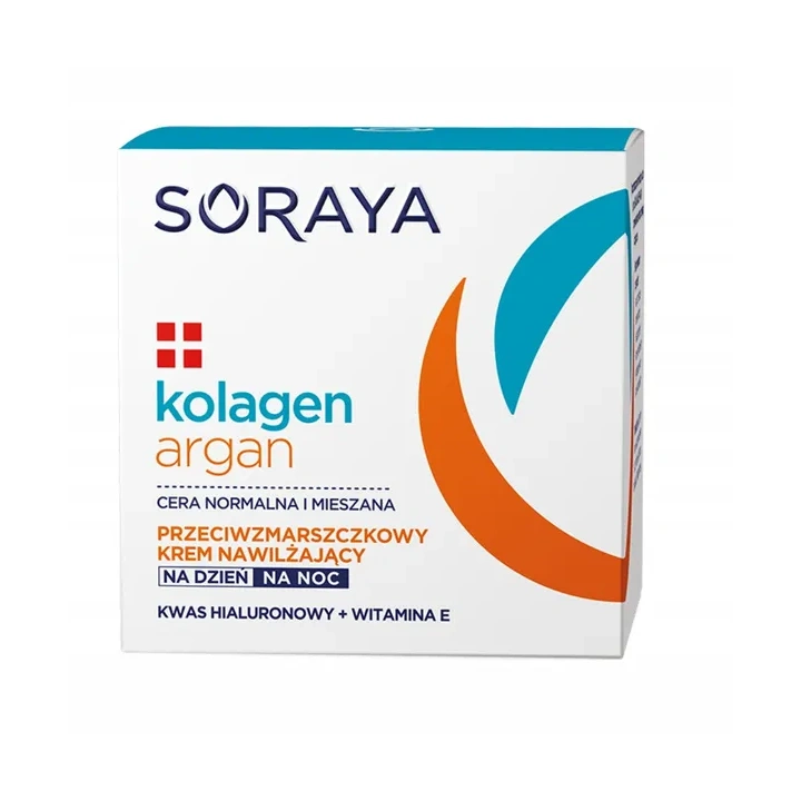 SORAYA Kolagen Argan krem przeciwzmarszczkowy nawilżający 50ml