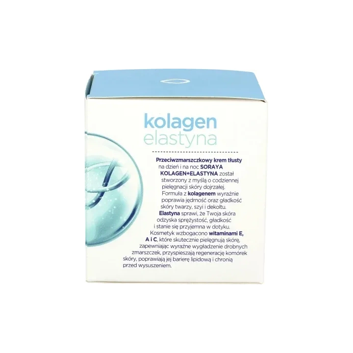 SORAYA  Kolagen Elastyna tłusty krem przeciwzmarszczkowy 50ml