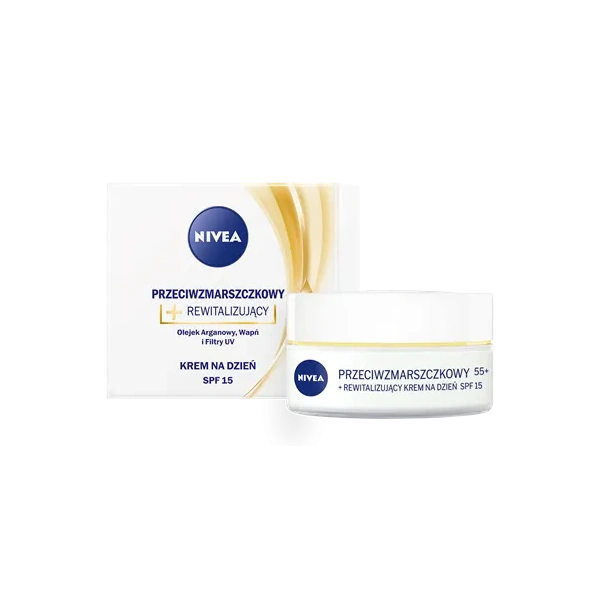 NIVEA 55+ Przeciwzmarszczkowy + Rewitalizujący krem na dzień 50ml