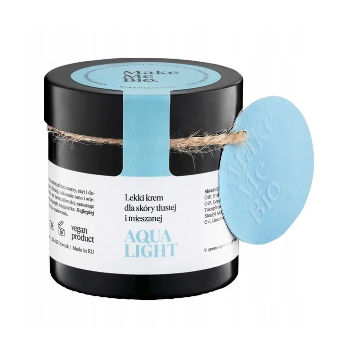 MAKE ME BIO Aqua Light lekki krem do skóry tłustej i mieszanej 60ml