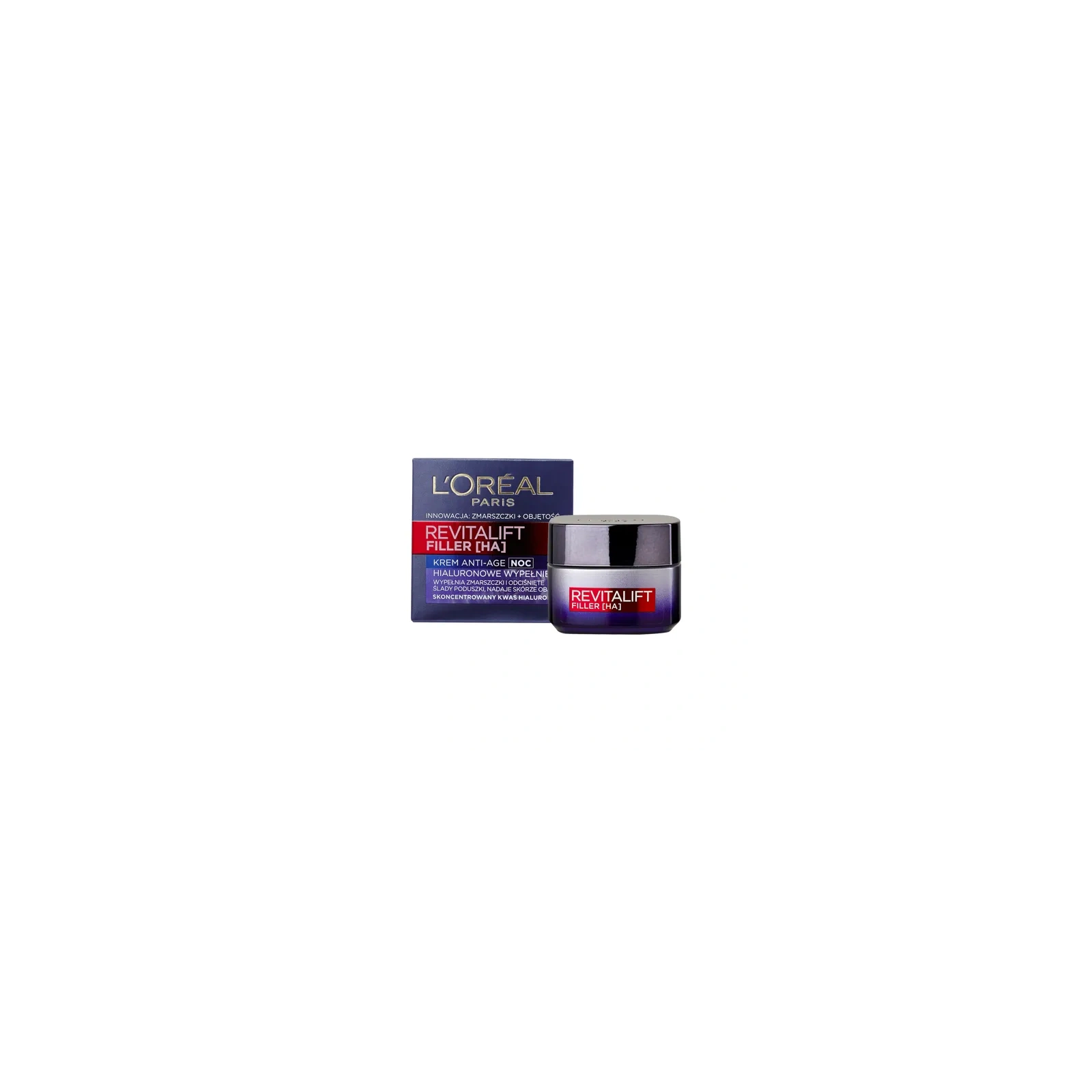 L'OREAL Revitalift Filler HA krem anti-age na noc 50ml