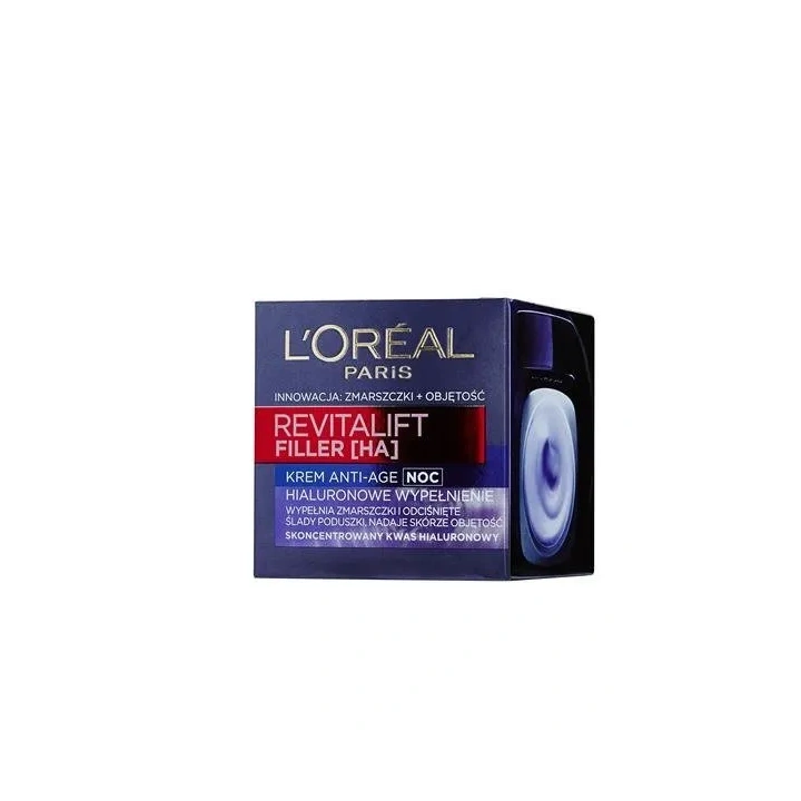 L'OREAL Revitalift Filler HA krem anti-age na noc 50ml