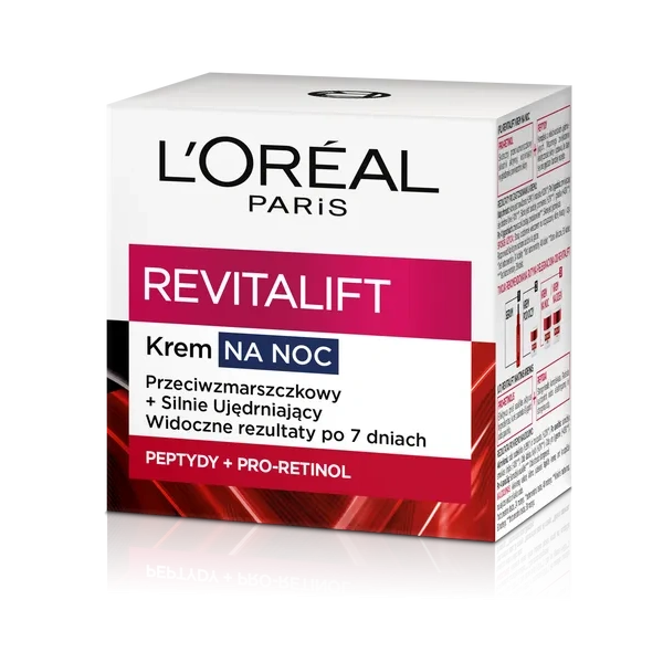 LOREAL Revitalift przeciwzmarszczkowy bogaty krem na noc 50ml