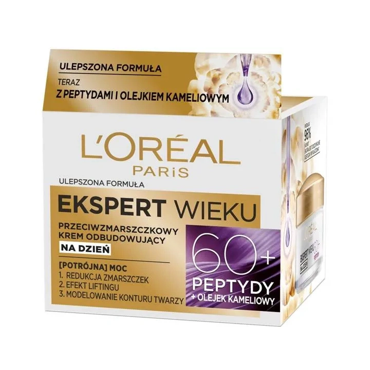 L'OREAL Ekspert Wieku 60+ przeciwzmarszczkowy krem odbudowujący na dzień 50ml