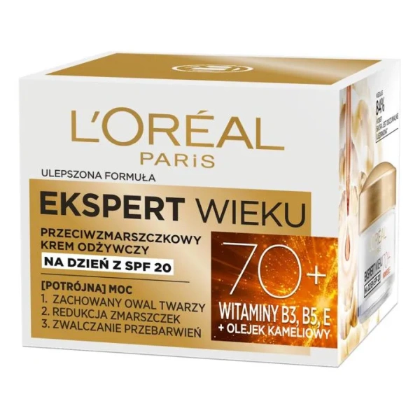 L'OREAL Ekspert Wieku 70+ przeciwzmarszczkowy krem odżywczy na dzień 50ml