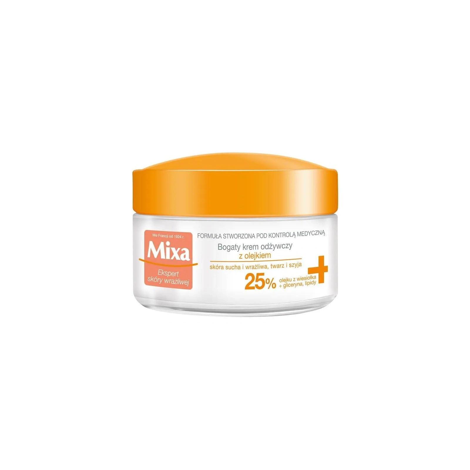 MIXA Bogaty krem odżywczy z olejkiem 25% 50ml