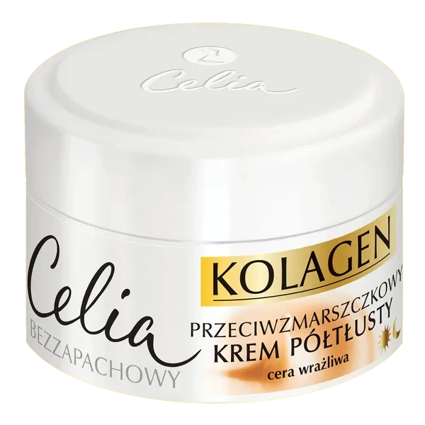 CELIA Kolagen przeciwzmarszczkowy krem półtłusty 50ml